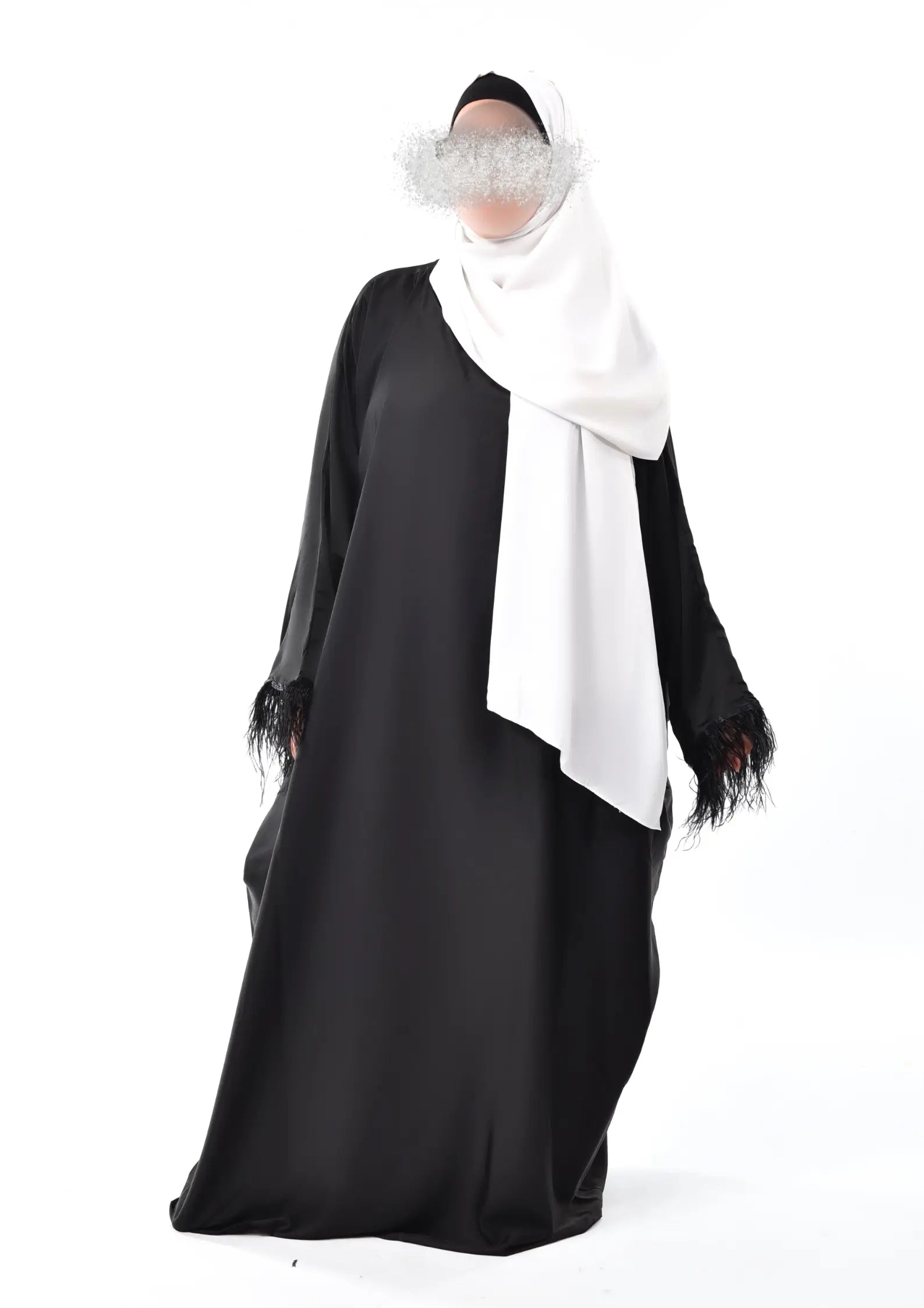 Abaya manche plume Product vendor