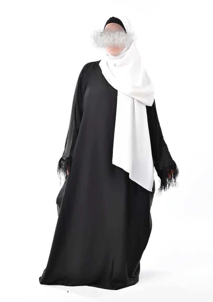 Abaya manche plume Product vendor